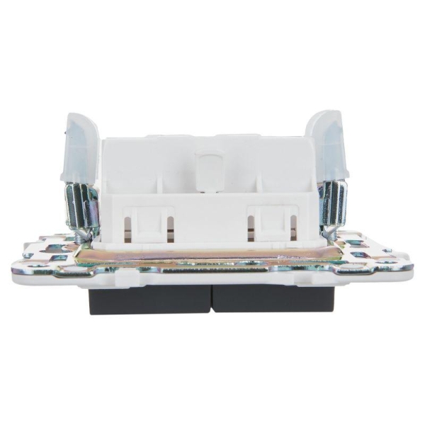 Выключатель 2-кл. SKANDY 10А SK-V09G с индикацией графит IEK SK-V20-1-10-K53