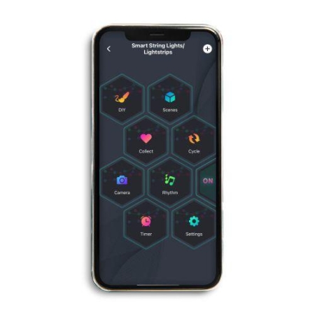 Гирлянда светодиодная "Нить" 10м RGB умная управление через мобильное приложение ERASG -01 Эра Б0060432