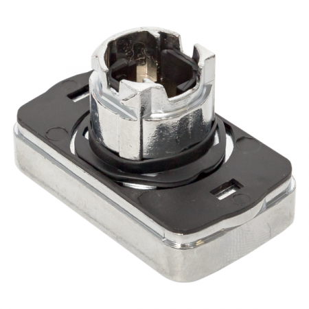 Механизм кнопки исполнительный XB4 "пуск-стоп" плоский возвратный без фиксации с подсветкой PROxima EKF XB4BL84