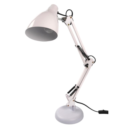 Светильник настольный TBL-02 под лампу Е27 (струбцина и подставка в компл.) бел. ФАZА 5046252