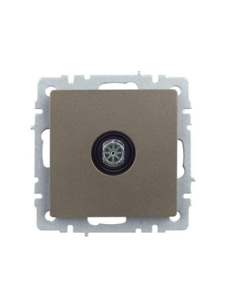 Розетка телевизионная оконечная TV СП Brite РТВ11-0-БрШ механизм шампань IEK BR-A10-O-K37