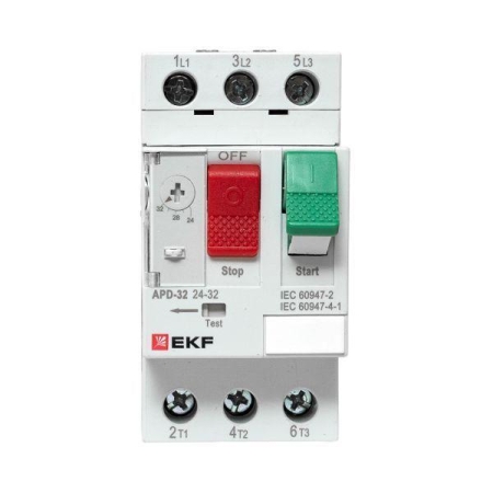 Выключатель автоматический для защиты двигателя АПД-32 24-32А EKF apd-me-32