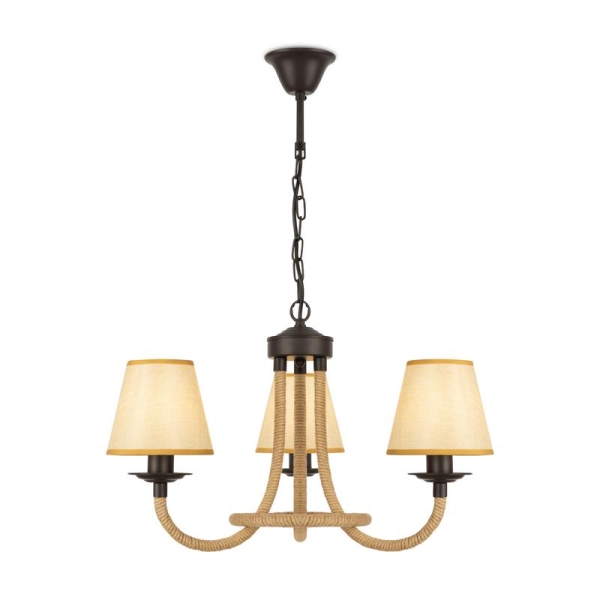 Люстра Corda 60Вт E14х3 IP20 Freya FR4402-PL-03-GB