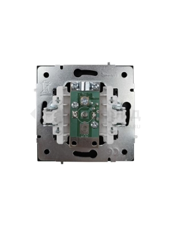 Розетка ТВ оконечная СП ZIMA IP20 черн. бархат LEZARD 704-4288-130