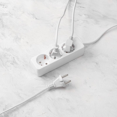 Удлинитель 3х5м с заземл. 3х0.75 бел. PROCONNECT 13-4210