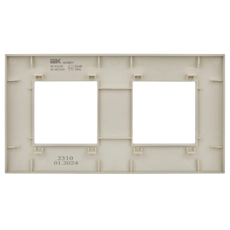 Рамка 2-м SKANDY SK-F01B беж. IEK SK-M22-K10