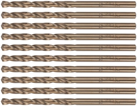 Набор сверл по металлу Profi 3.5х70мм с кобальтом 5проц. (уп.10шт) Cutop 48-35-10