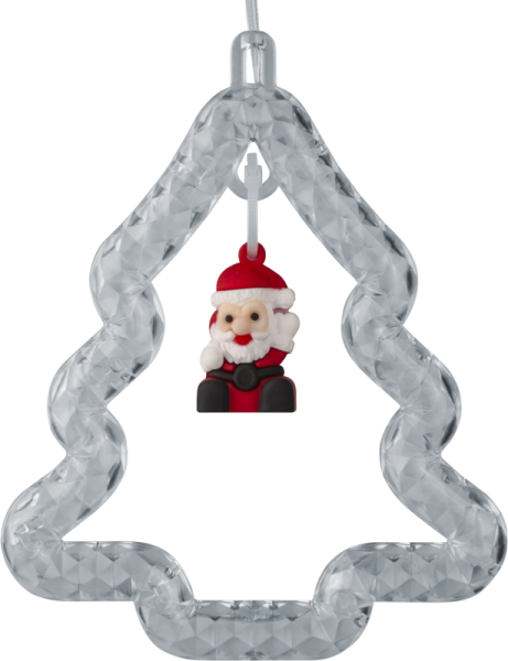 Гирлянда светодиодная "Бахрома" "Елки и фигурки" 95 007 NGF-D034-01 3х0.6м WW IP20 Navigator 95007