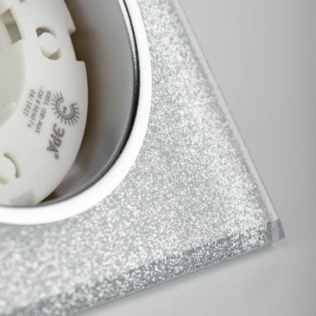 Светильник точечный DK LD50 CH/SHSL GX53 встраив. со светодиод. подсветкой хром серебро ЭРА Б0057471