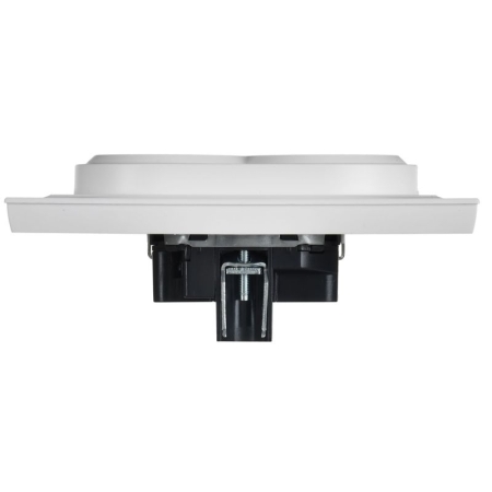 Розетка 2-м СП BRITE РСш12-3-БрАБ 16А в сборе с заземл. защ. шторки арктич. бел. IEK BR-R24-16-K91-F