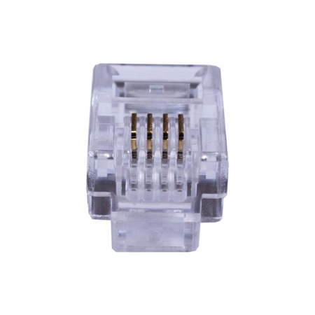Коннектор 6P4C (RJ-11) (уп.100шт) SUPRLAN 10-0227