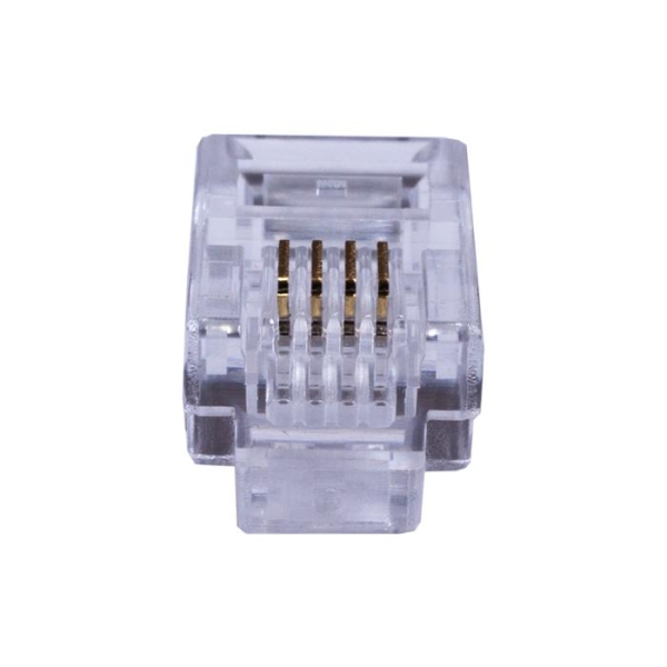 Коннектор 6P4C (RJ-11) (уп.100шт) SUPRLAN 10-0227