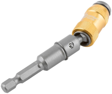 Адаптер шарнирный угловой с магнитным держателем для бит Profi Plus 90мм до 25град. Cutop 83-584