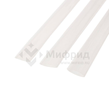 Трубка термоусадочная двустенная клеевая 18/6 (3:1) прозр. 1м Rexant 26-1809