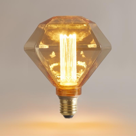 Лампа светодиодная филаментная Loft 271 D125LE 4Вт 1800К E27 Voltega 8562