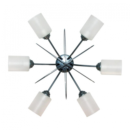 Светильник "Орбиталь" 161 хром (плафон 8461) НСБ 01-6х60-106 Е27 ИУ Элетех 1005404584