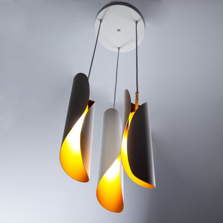 Светильник НСБ 01-3х60-157 "Маэстро 2" 233 E27 лофт-кантри бел./зол. (инд. упак.) Элетех 1005404631