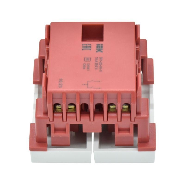 Выключатель 2-кл. 2мод. СП 10А IP20 ВК1-22-00-П бел. PRIMER IEK CKK-40D-VD2-K01