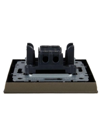 Выключатель 1-кл. СП BRITE ВСР10-1-0-БрШ 10А в сборе шампань IEK BR-V10-0-10-K37-F