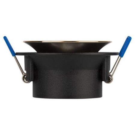 Светильник декоративный KL103 BK/GD MR16 GU5.3 встраив. черн. золото ЭРА Б0056357