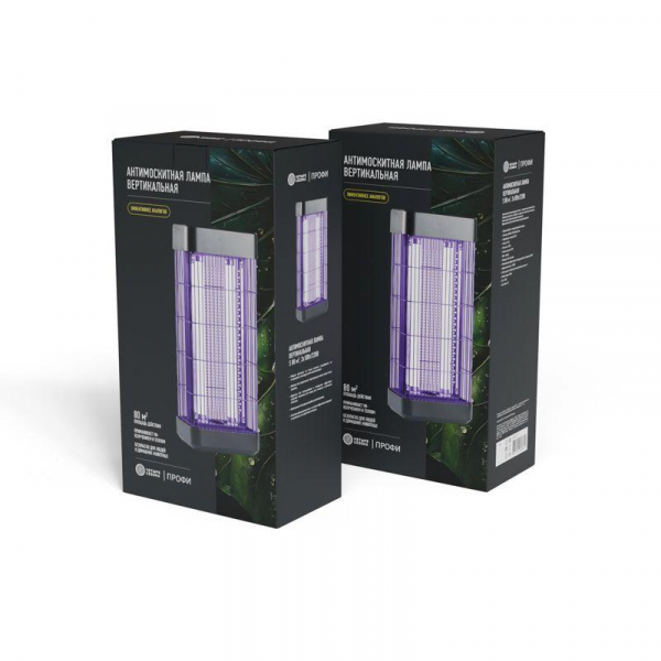 Светильник антимоскитный 2х10Вт/220В вертикал. на площадь S=80кв.м ЧЕТЫРЕ СЕЗОНА 71-0186-F