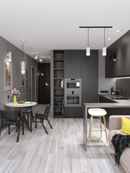 Светильник 4017 накладной потолочный под лампу GX53 бел./хром IEK LT-UPB0-4017-GX53-1-K54