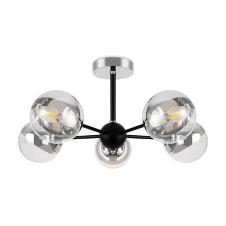 Светильник Sonnet 40Вт E14х5 IP20 подвесной Freya FR5271PL-05B