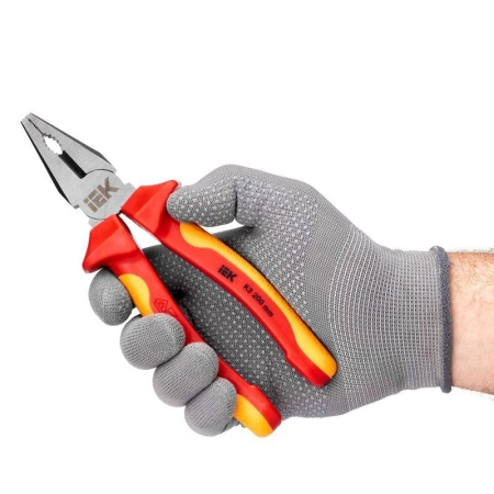 Пассатижи диэлектрические 200мм K3 ARMA2L 3 IEK A2L3-PL20-K3-200