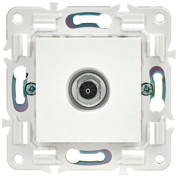 Розетка TV оконечная SKANDY SK-A12W арктич. бел. IEK SK-A10-O-K01