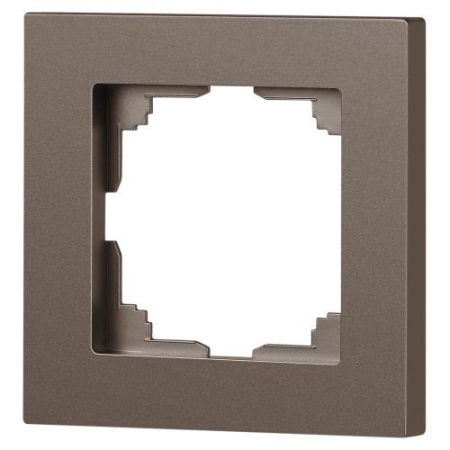 Рамка 1-м СП Accent 6-501-08 бронза Intro Б0063765