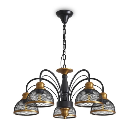 Светильник Caz 5х60Вт E27 IP20 подвесной Freya FR5527PL-05BBZ