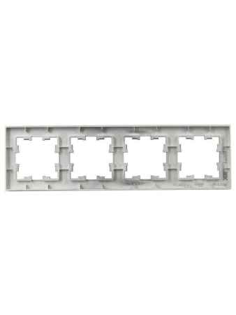 Рамка 4-м BRITE РУ-4-2-Бр стекло маренго матов. IEK BR-M42-G-31-K35
