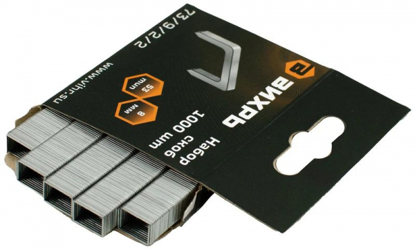 Скоба для мебельного степлера 8мм тип 53 (уп.1000шт) Вихрь 73/9/2/2