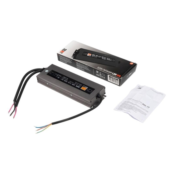 Блок питания для светодиод. ленты BSPS 12В 25.00А=300Вт IP67 JazzWay 5062085