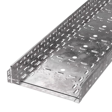 Лоток перфорированный 400х80 L3000 (1мм) Стандарт Промрукав PR16.0015