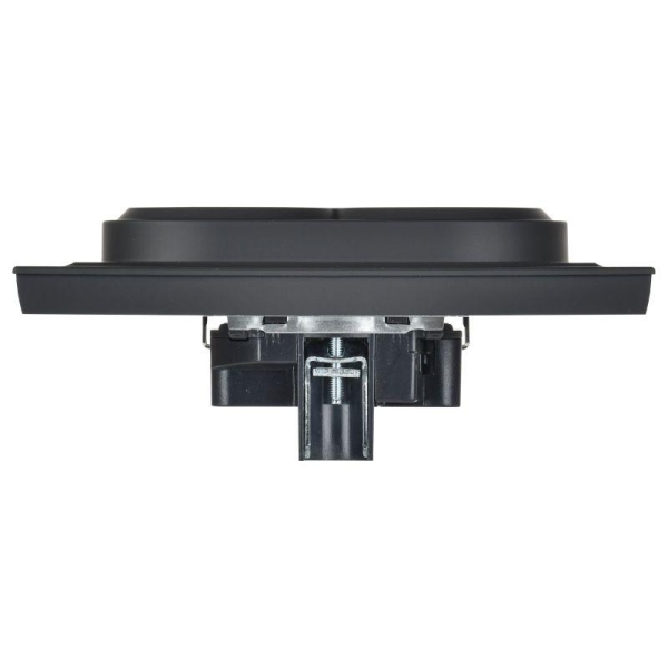 Розетка 2-м СП BRITE РС12-3-БрГ 16А в сборе с заземл. без защ. шторок графит IEK BR-R21-16-K53-F