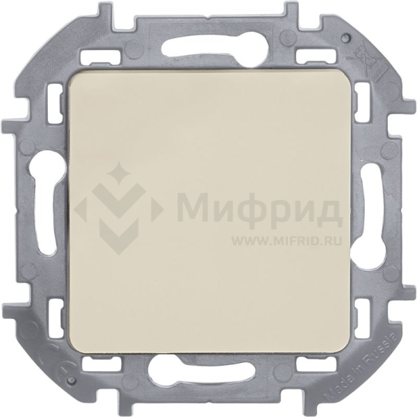 Выключатель кнопочный Inspiria 6А 250В без фиксации НО/НЗ механизм сл. кость IEK 673691