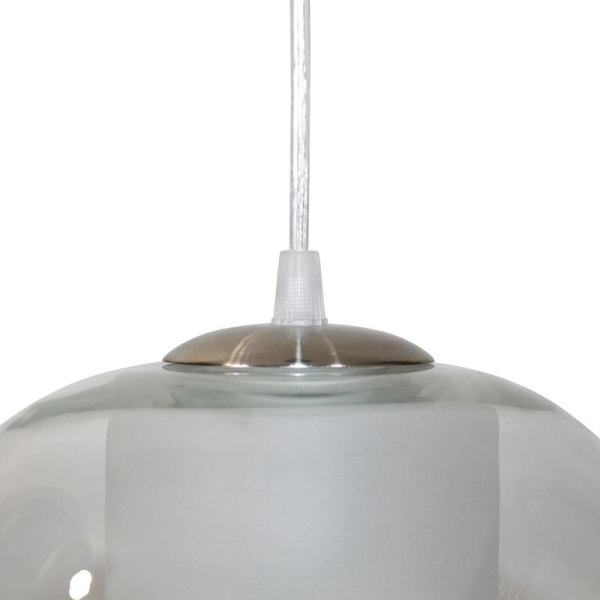 Светильник НСБ 72-60 М53 "Ладера+" прозр. матов. опал цилиндр/шнур прозр./метал. (инд. упак.) Элетех 1005404108