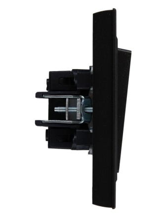 Выключатель 2-кл. СП BRITE ВСР10-2-0-БрЧ 10А в сборе черн. IEK BR-V20-0-10-K02-F