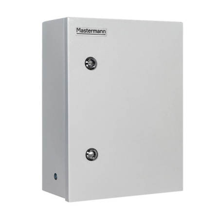 Шкаф монтажный 300x400x220мм IP66 12У+ Mastermann 00-01020311