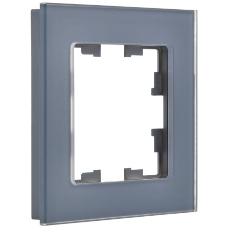 Рамка 1-м BRITE РУ-1-2-Бр стекло маренго матов. IEK BR-M12-G-31-K35