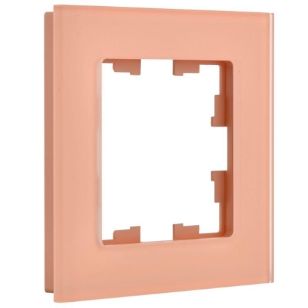 Рамка 1-м BRITE РУ-1-2-БрП стекло перс. матов. IEK BR-M12-G-31-K96