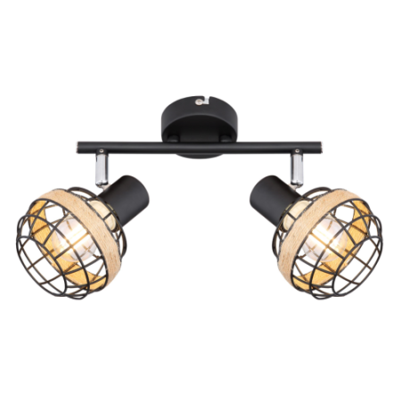 Светильник Fedora 7033-702 2хE14 40Вт настенно-потолочный спот поворотный Rivoli Б0047140