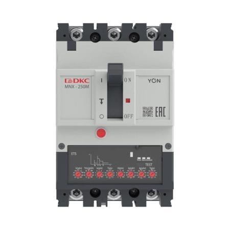 Выключатель автоматический 3P 250А 100кА pro MNX250M при AC415V расцепитель ETS YON MNX250M3PETS0250