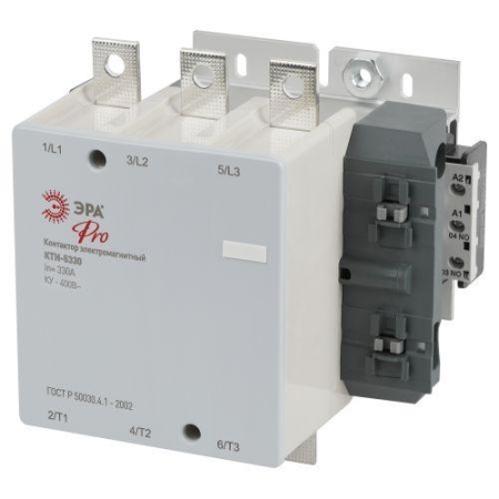 Контактор КТИ-5330 PRO KKT50-330-400-10-E 330А 400В/АС3 Эра Б0054931