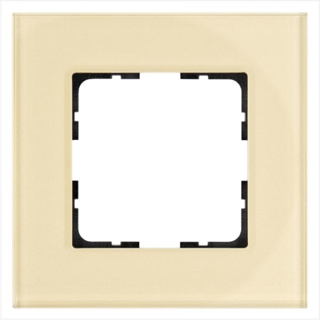 Рамка 1-м G-Glass стекло шампань Champagne Gold Jasmart G1001GG