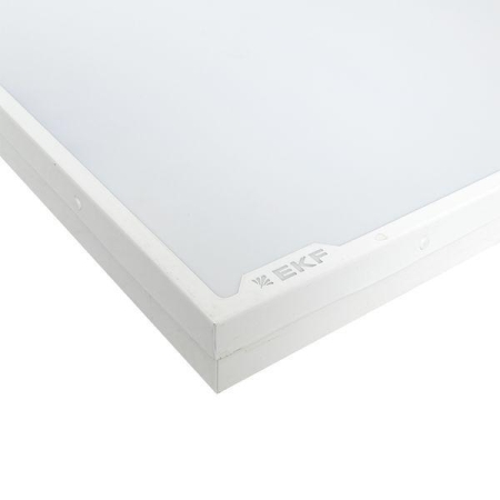 Светильник светодиодный ДВО-1002 36Вт 4000К IP54 595х595х55 опал равномерн. панель EKF LPL-1002-OP-36-4000-54