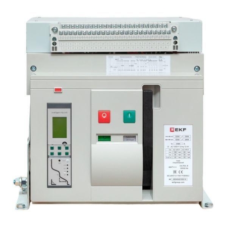 Выключатель автоматический 3п 3200/2500А 100кА ВА-45 стац. v2 EKF mccb45-3200-2500-v2