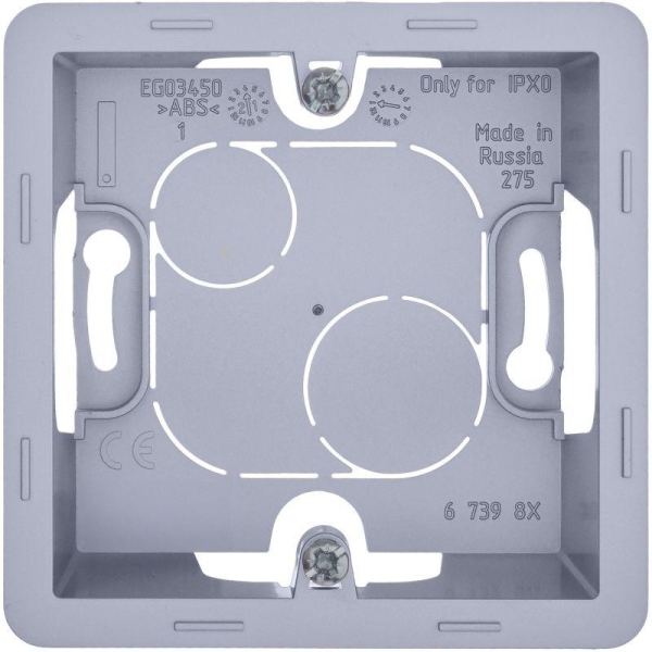 Коробка 1-м ОП Inspiria алюм. IEK 673982