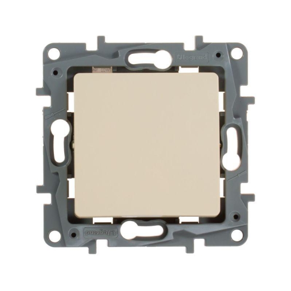 Выключатель 1-кл. СП Etika 10А IP20 250В 10AX безвинтов. зажимы механизм сл. кость IEK 672301